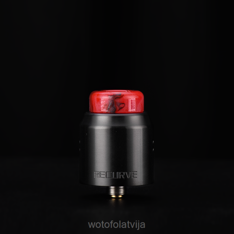 02T84234 Wotofo RECURVE dual rda melns | Wotofo E-Cigarette