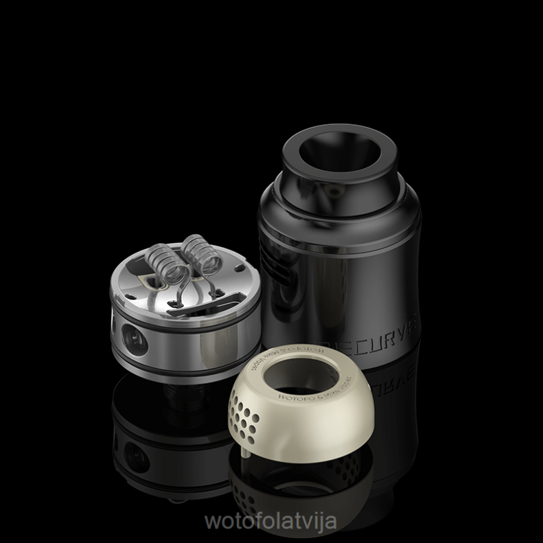 02T84273 Wotofo RECURVE v2 rda melns | Wotofo Shop Online