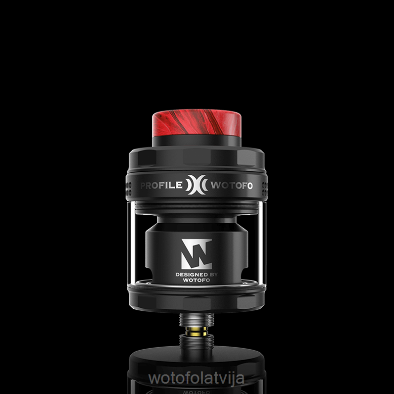 02T84294 Wotofo PROFILE X rta melns | Wotofo E-Cigarette