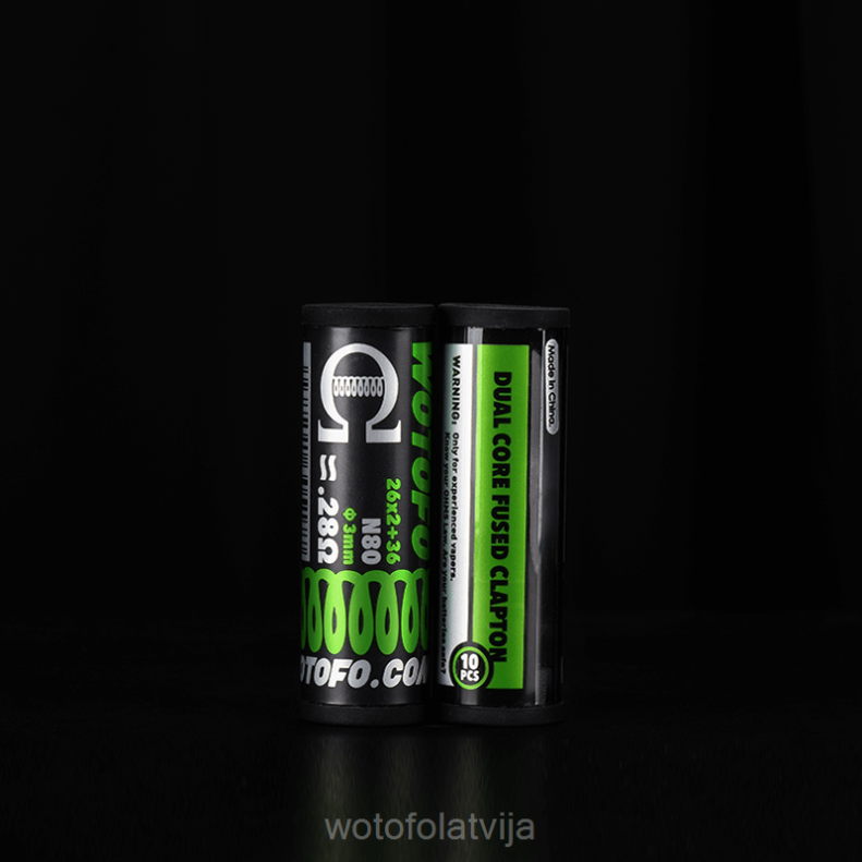 02T84387 Wotofo iepriekš uzbūvētas spoles divkodolu kausētais klaptons 0,28 omi 10 gab | Wotofo Vape Price