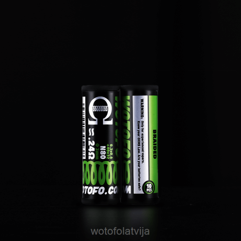 02T84387 Wotofo iepriekš uzbūvētas spoles divkodolu kausētais klaptons 0,28 omi 10 gab | Wotofo Vape Price