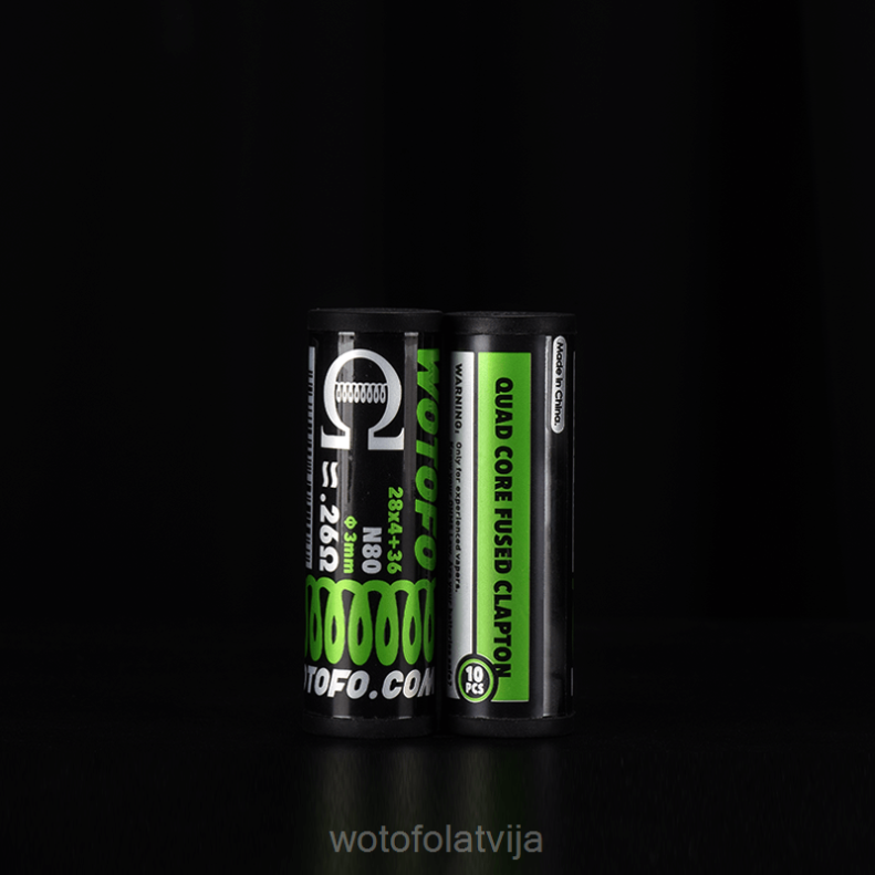 02T84387 Wotofo iepriekš uzbūvētas spoles divkodolu kausētais klaptons 0,28 omi 10 gab | Wotofo Vape Price