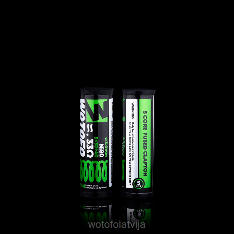 02T84387 Wotofo iepriekš uzbūvētas spoles divkodolu kausētais klaptons 0,28 omi 10 gab | Wotofo Vape Price