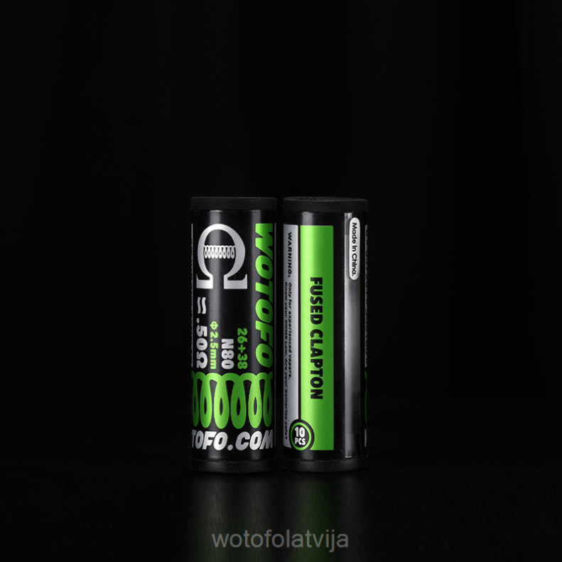02T84387 Wotofo iepriekš uzbūvētas spoles divkodolu kausētais klaptons 0,28 omi 10 gab | Wotofo Vape Price