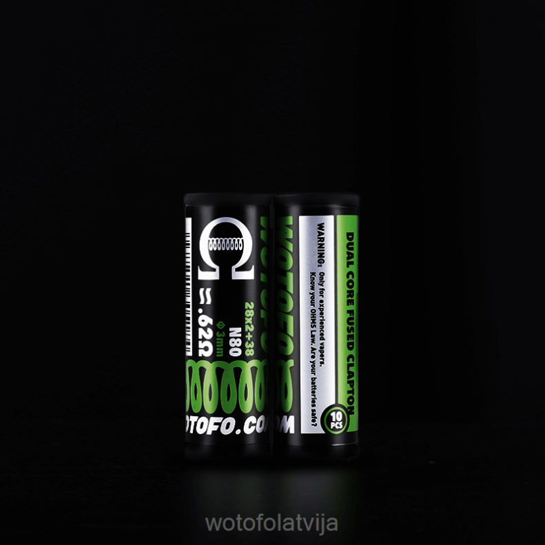 02T84387 Wotofo iepriekš uzbūvētas spoles divkodolu kausētais klaptons 0,28 omi 10 gab | Wotofo Vape Price