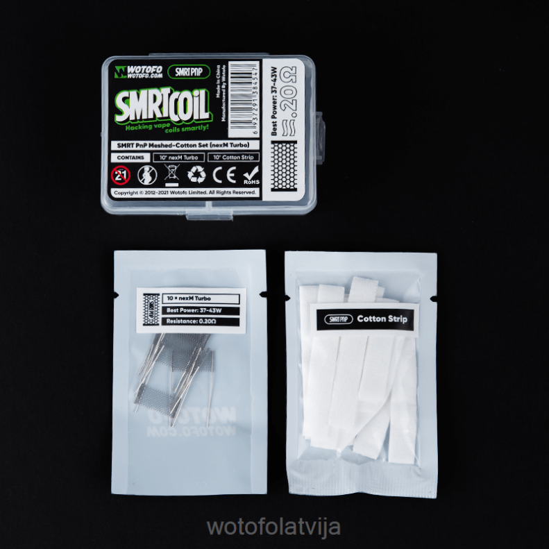 02T84390 Wotofo SMRT pnp sieta-kokvilnas komplekts nexmesh chill | Wotofo Vape Flavours