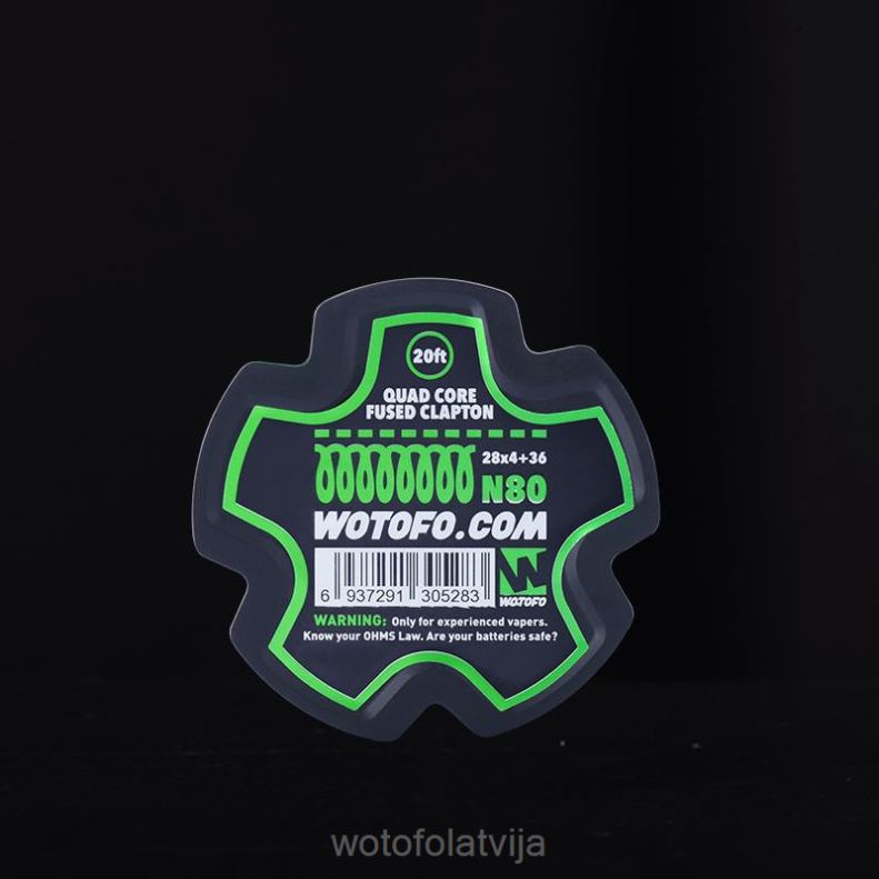02T84430 Wotofo iepriekš uzbūvēta stiepļu spole četrkodolu kausētais kleptons | Wotofo Vape Flavours