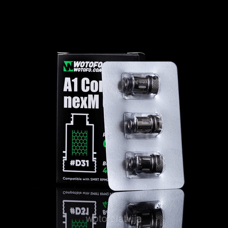 02T84456 Wotofo SMRT rpm2 pod spole d33 clapton siets 3gab | Wotofo Vape Review