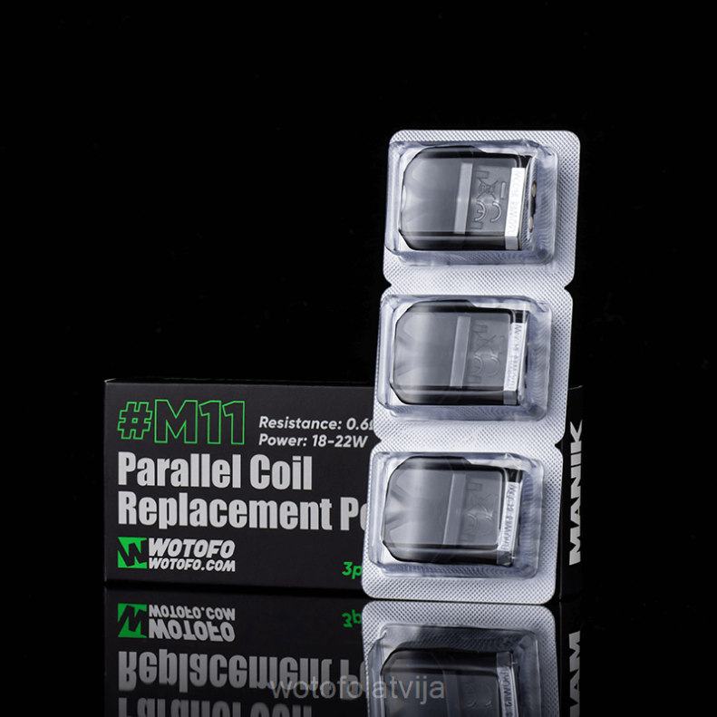 02T84102 Wotofo MANIK mini rezerves pods m11 paralēlā spole iebūvēta 3gab | Wotofo Riga