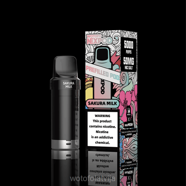 02T84138 Wotofo NEXPOD rezerves pods piparmētra 50 mg | Wotofo Disposable Vape