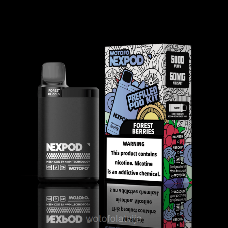 02T843 Wotofo NEXPOD komplekts zemeņu sulīgs 50mg | Wotofo Shop Online
